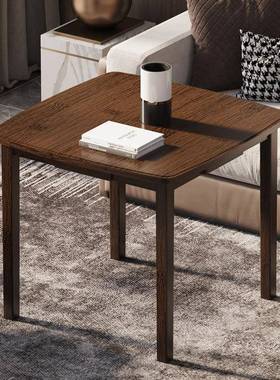 四方型客厅17511吃饭桌学习桌家用小方桌户小实木茶桌桌抽屉正方