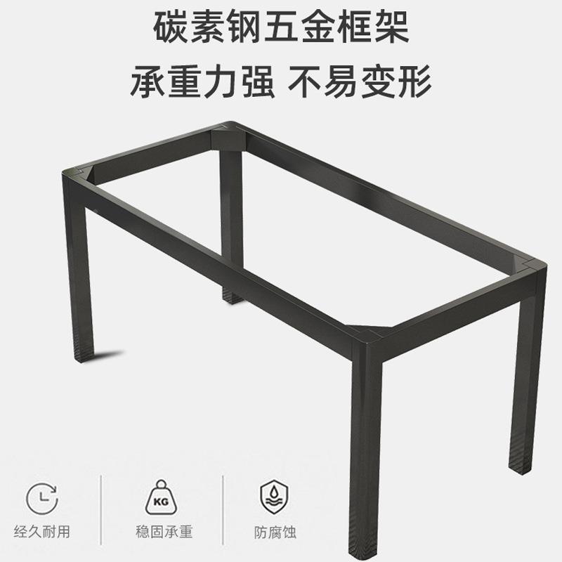 岩板餐桌家用小户XMY2416客形厅现代简约轻长奢饭型桌子方理石餐