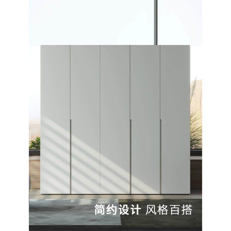 全实木TYB橡木衣用柜家卧室现橱代简约白色平开门大衣组儿童小柜