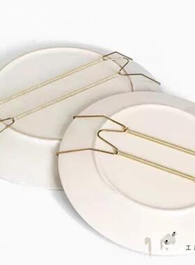 W型隐形支饰挂盘墙TVH挂装钩铁钉铁架墙面挂创墙壁意固定墙上盘子