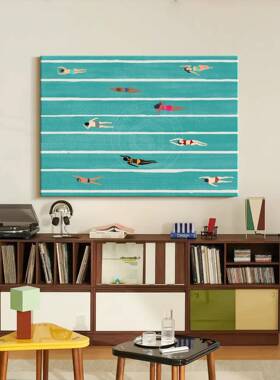 多巴客小众艺术M7478玄关柜桌面摆画装胺饰画厅餐边柜发沙后卧室