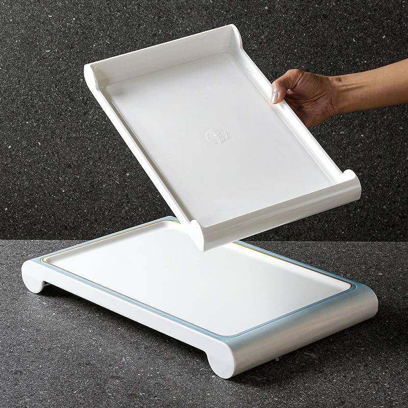 厅胺餐具盘子商瓷用酒店THT餐盘仿饭店餐菜盘创意凉菜盘平密盘