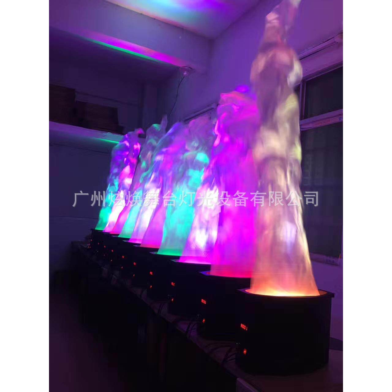 le火焰灯电d假XH-121子火盆火焰遥控DMX万圣节鬼屋仿火真篝舞台灯