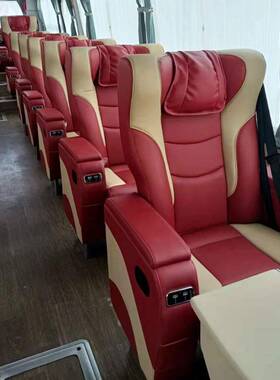 VIP大DDE商务豪华1+车1长旅途客车改游装豪华座椅房座椅