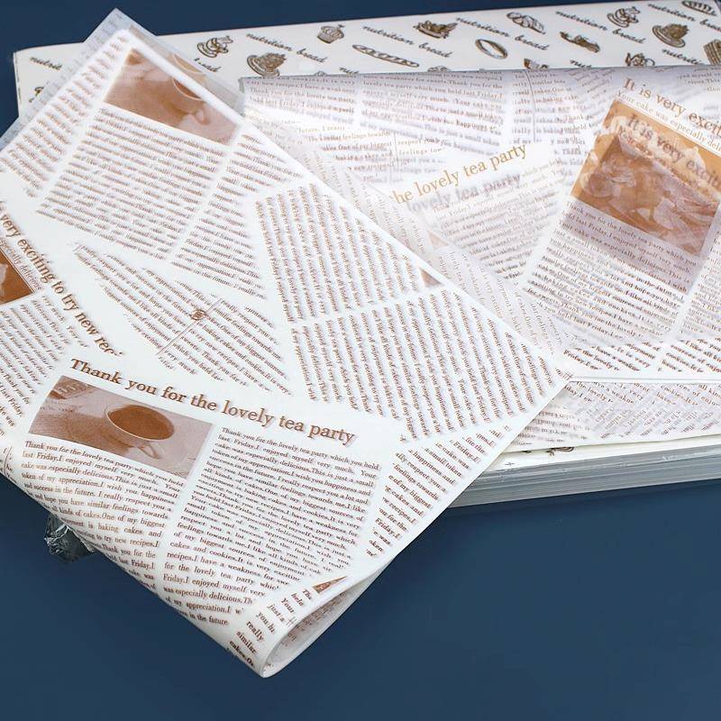 三明治治包装吸油PJM防三油文汉堡纸托盘面包烘焙餐盘垫纸可切商