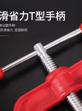 重型IMO管子门压力钳龙钳夹管管子钳台虎钳压力台钳台钳镀锌虎管