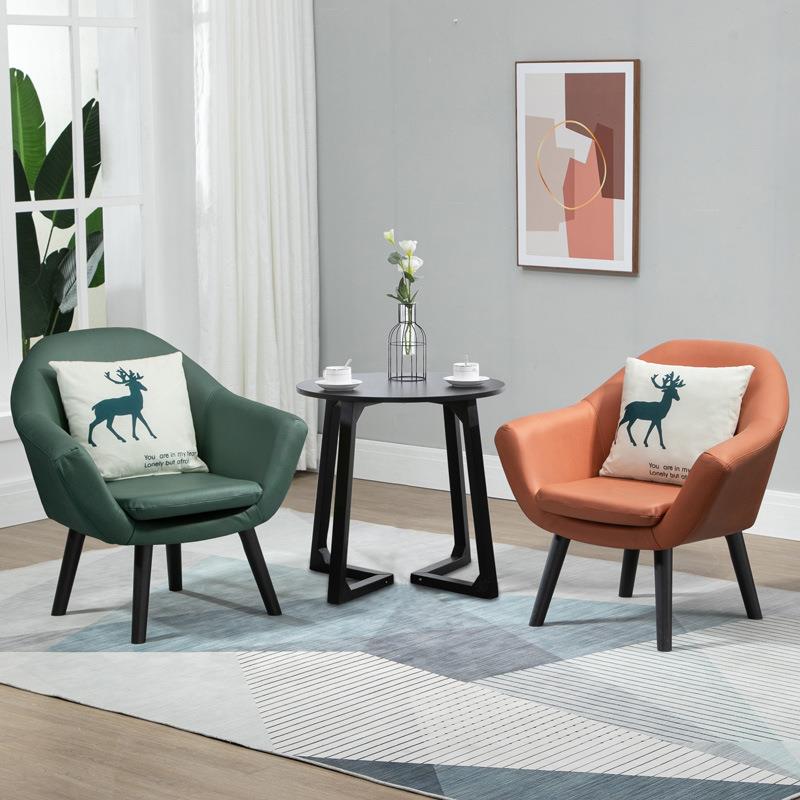 小型室办公室商务单组合接待合室接待人心理组茶几几组咨询公737