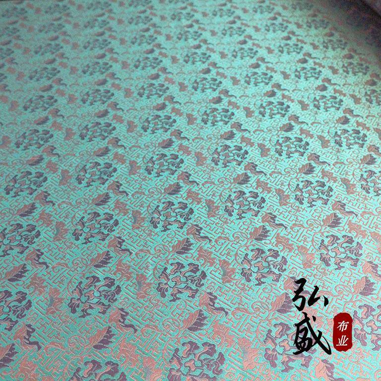 式宋锦面料新中织缎锦服中国风提HGD花装布料