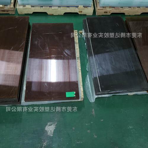 聚酰亚胺板pi棒 棕色PI棒绝缘材料 深褐色黄褐色PI板加 工定 制