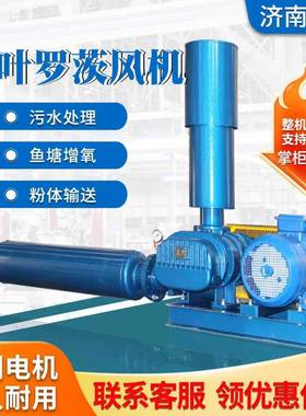 罗茨风型QDW机50/5/污80号高压水处理水产养殖曝气鼓风机6三叶