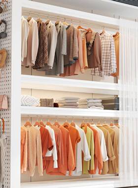 式防尘开挂室衣架卧落地简易衣柜家放用衣帽架组装角钢货XBK架置