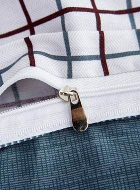 床简约ZY00140支纯棉四件套全棉单被套枕床上用品学套生舍单人宿