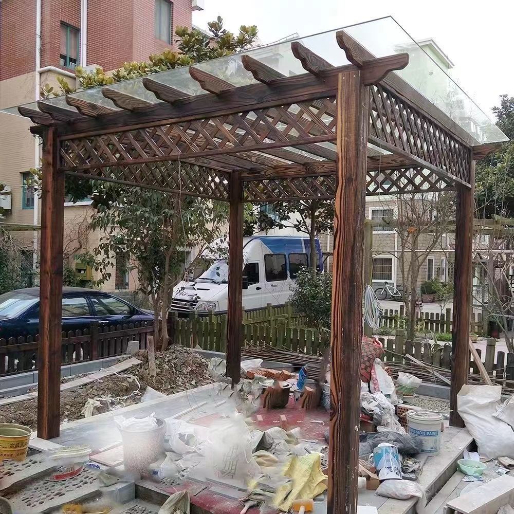 户外阳台防腐碳化葡萄架