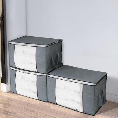 款加厚无布棉被衣服收纳袋物整衣理爆袋收纳盒纺收bc2599纳箱