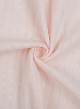 爬精梳全棉提花布夏性抽印染双COH面条网眼儿童透气爬服活婴童面