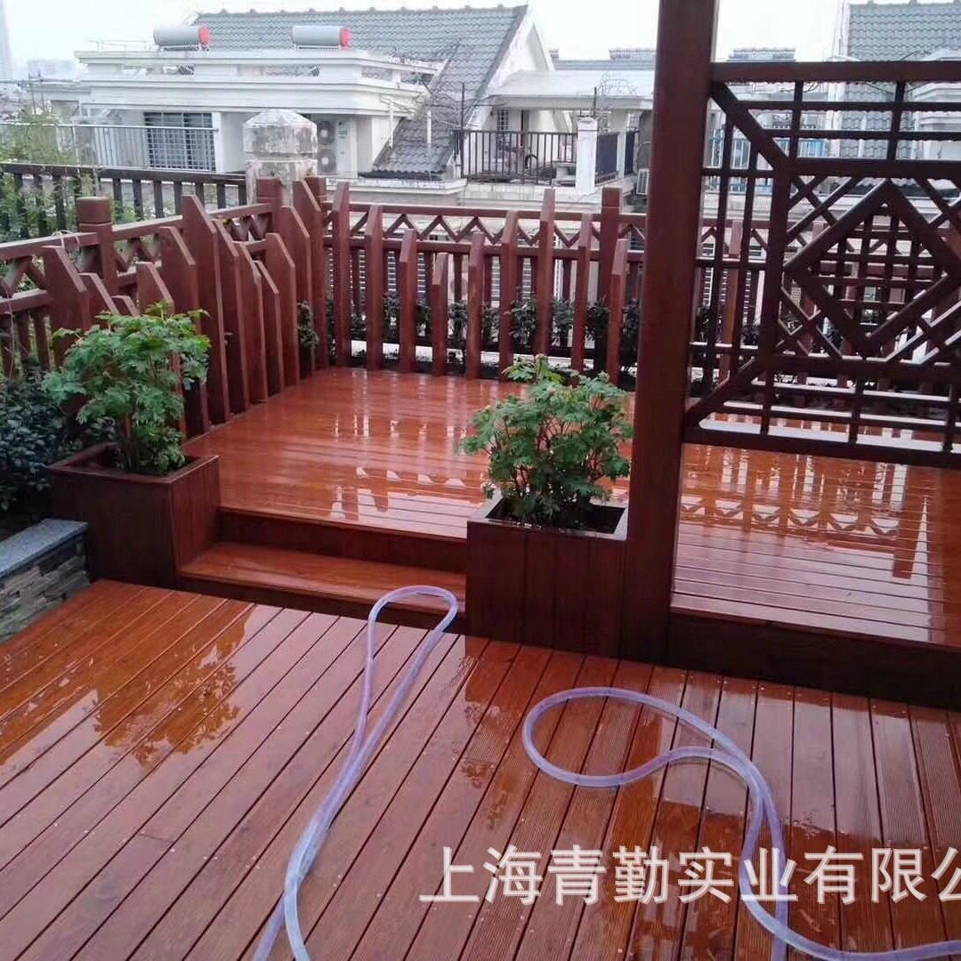 防腐木地板凉亭护栏耐用