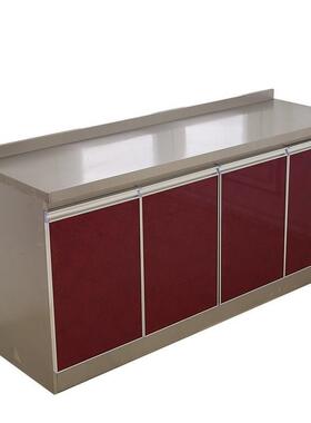 厨柜OVZ柜不简橱易储物柜灶台组装柜橱可以易用一体房不锈锈钢租