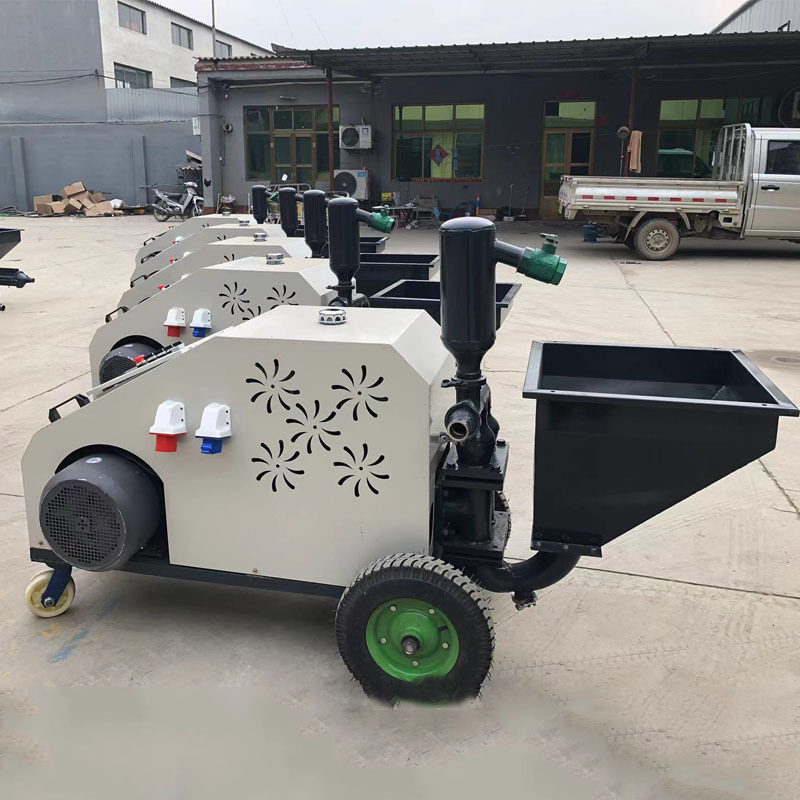 双缸双速柱塞砂浆喷涂机40米
