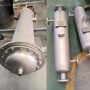 器哈氏合金交换热器JX-KX氨气化工冷凝螺旋缠器绕管式油冷却热换