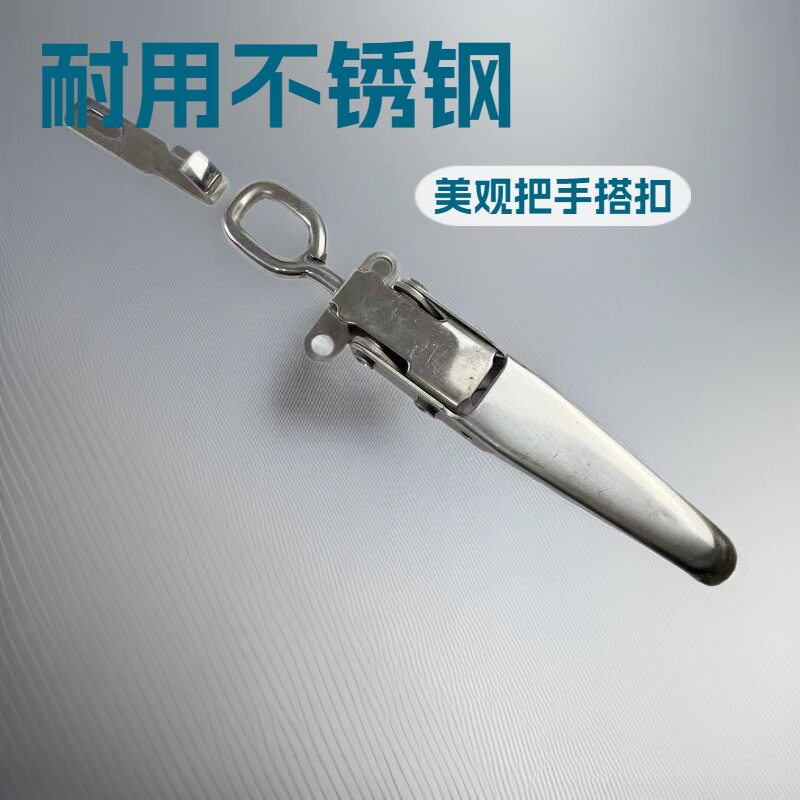 厂家直供不锈钢搭扣箱门锁