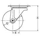 42G-75-R3寸黑色橡胶活轮载420G-75-重5G0K轮宽27M动M0榔头牌