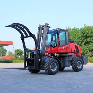 3吨中旺越衡叉车野建筑工程多功能四驱叉车平重搬运式车