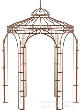 复古铁艺拱花架爬园藤架花欧门HT-X0095式庭攀院爬架花园拱门