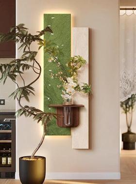 尽中古风玄头关装饰画水培绿植入户走廊过道挂画客古EHO厅墙壁复