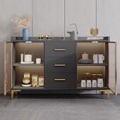 餐边水柜现代简约靠墙微碗柜收纳柜DSZ客柜厅轻奢储物波炉柜茶柜