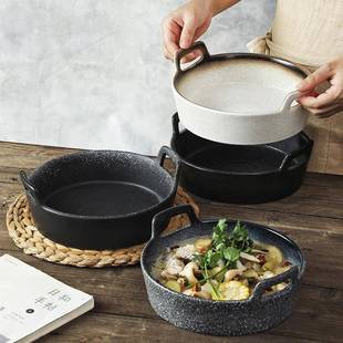 10F7659655寸双耳大汤碗式汤盆水煮鱼酸菜鱼日盆辣龙烫碗小虾麻大