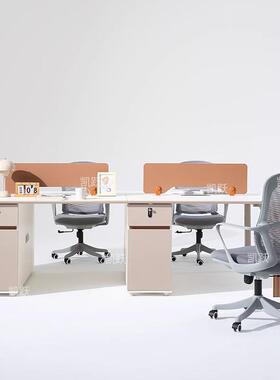 员工楼办公桌椅组合4人位公司人写字创桌意职员6办公子面XTC01-A