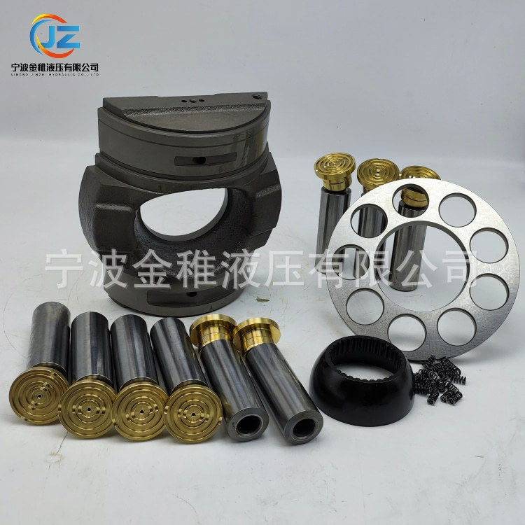 柱塞泵配件A15VSO175缸体柱塞配油盘回程盘球铰摇摆