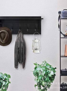 能墙上现代多功衣帽格ZY101601架欧厨美房卧室乡村风壁挂式衣架