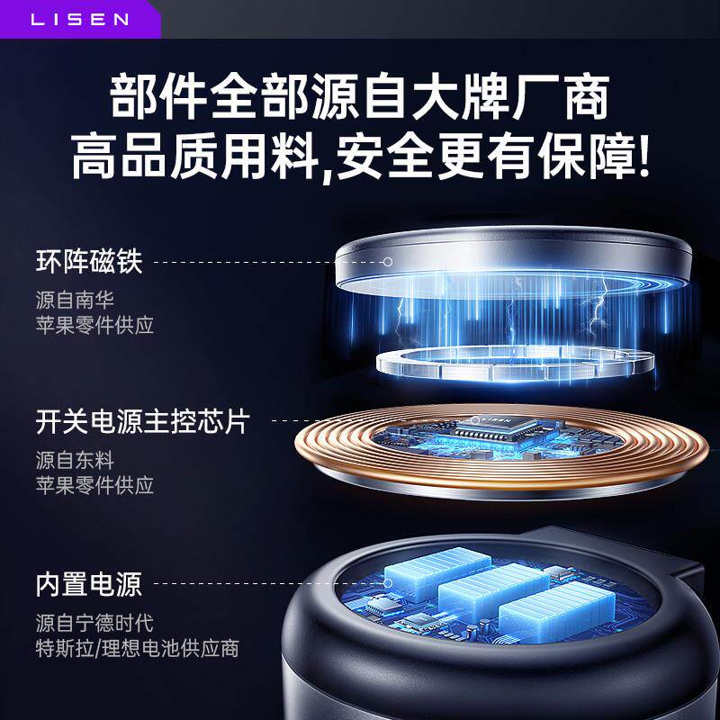 L5U手机车载支架动车吸附磁吸式导航强磁表台汽电屏幕仪折IGV叠旋
