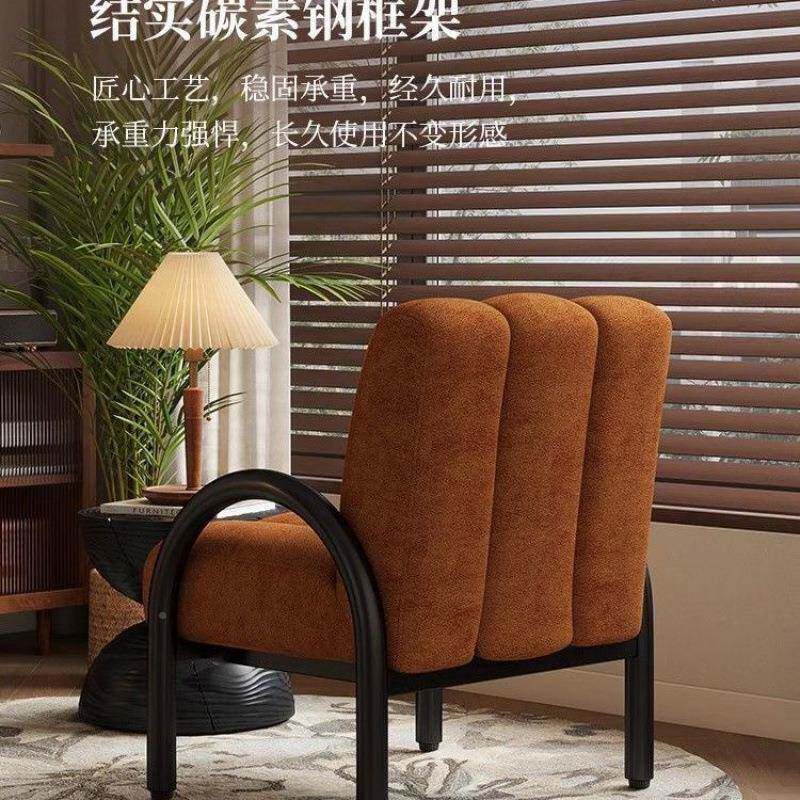 中古椅风布设师款单人沙发椅复古客Qb7tzwAz厅阳艺台懒人靠背休计