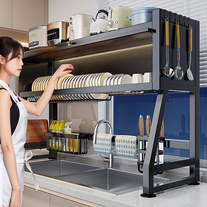 厨房水JBS-DMSC槽置物碗架家用池洗水碗多功能防尘柜收纳架碗碟沥,厨房/烹饪用具,抹布架/厨房清洁收纳架,淘宝优惠券,粉丝福利购,淘宝优惠卷