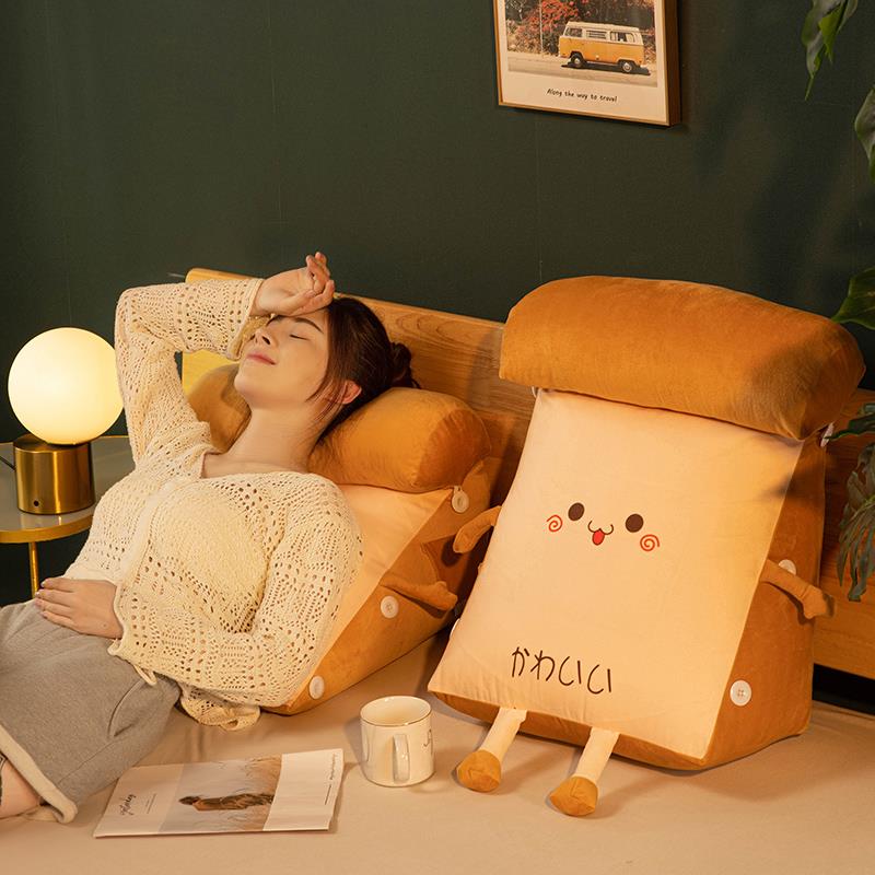 ltao6509天台华莲床头三靠垫靠枕角枕头床上抱枕女生觉护腰背枕沙