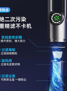 家两用无FMT线车器1吸5000尘Pa强劲吸力吸吹抽充四合一吸尘器