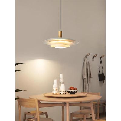 丹麦设计餐厅吊灯原木风ph5飞碟吊灯性吧带轨道个术83940茶室台吊