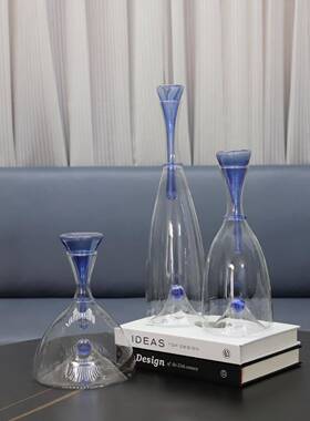 欧网红快速醒酒玻式璃摆件客厅厅酒柜酒具酒器壶高档轻奢装0313餐