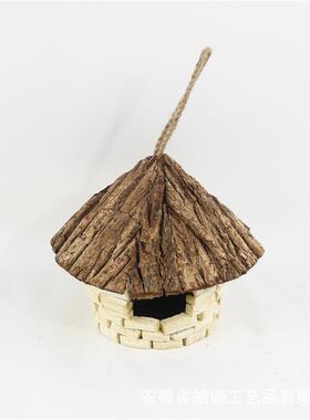 销售手工制作个家性设计鸟窝鸟宿CF19180巢摆件挂件家民酒店居居