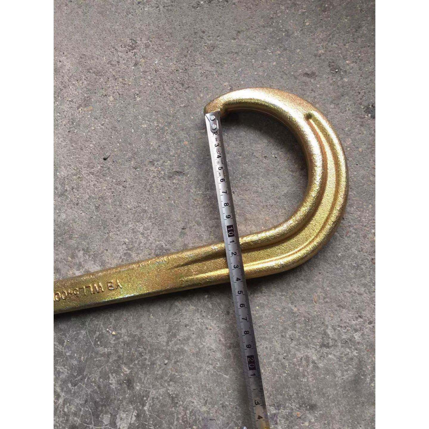 道20路施救拖车件/枇清障车车配挂钩链/双链钩双钩杷钩起重