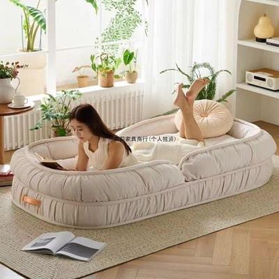 z人BTQ%懒沙单发人狗窝沙发床人巨大房间卧室榻榻类米双人网红阳