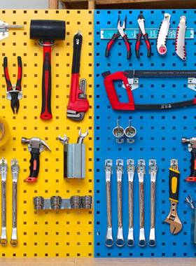 孔方挂板工具UJD挂板墙面收纳金洞洞板展示架挂钩五工具挂架物料