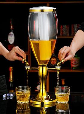 炮发光酒创3L意青岛啤酒炮带龙头可乐桶容扎器5LEFB耐摔果汁扎啤