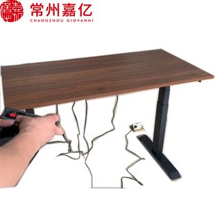 站立式工作台拯救公室低头族大粗电动办升定制降办腿桌公单人办桌