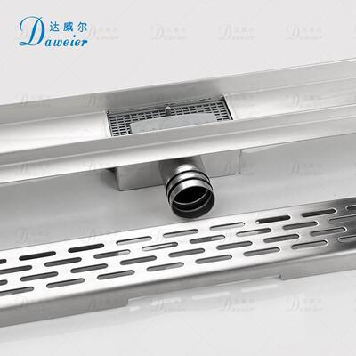 SU070070F4不3锈钢地漏加S加厚宽侧排水长条线形大排量防臭防虫