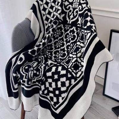 旧时复古轻奢风四季毛毯被办春公室午光休午睡毯子OCK沙发毯盖毯