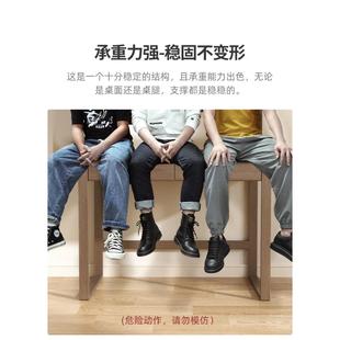 书桌极实简客厅学习桌家用字成人书木房电脑桌学ILG生写1米书桌