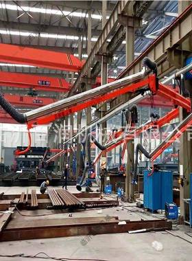 焊吸臂配有大口径吸烟罩排烟净化效好果送丝机悬接臂型尘XCB-400B